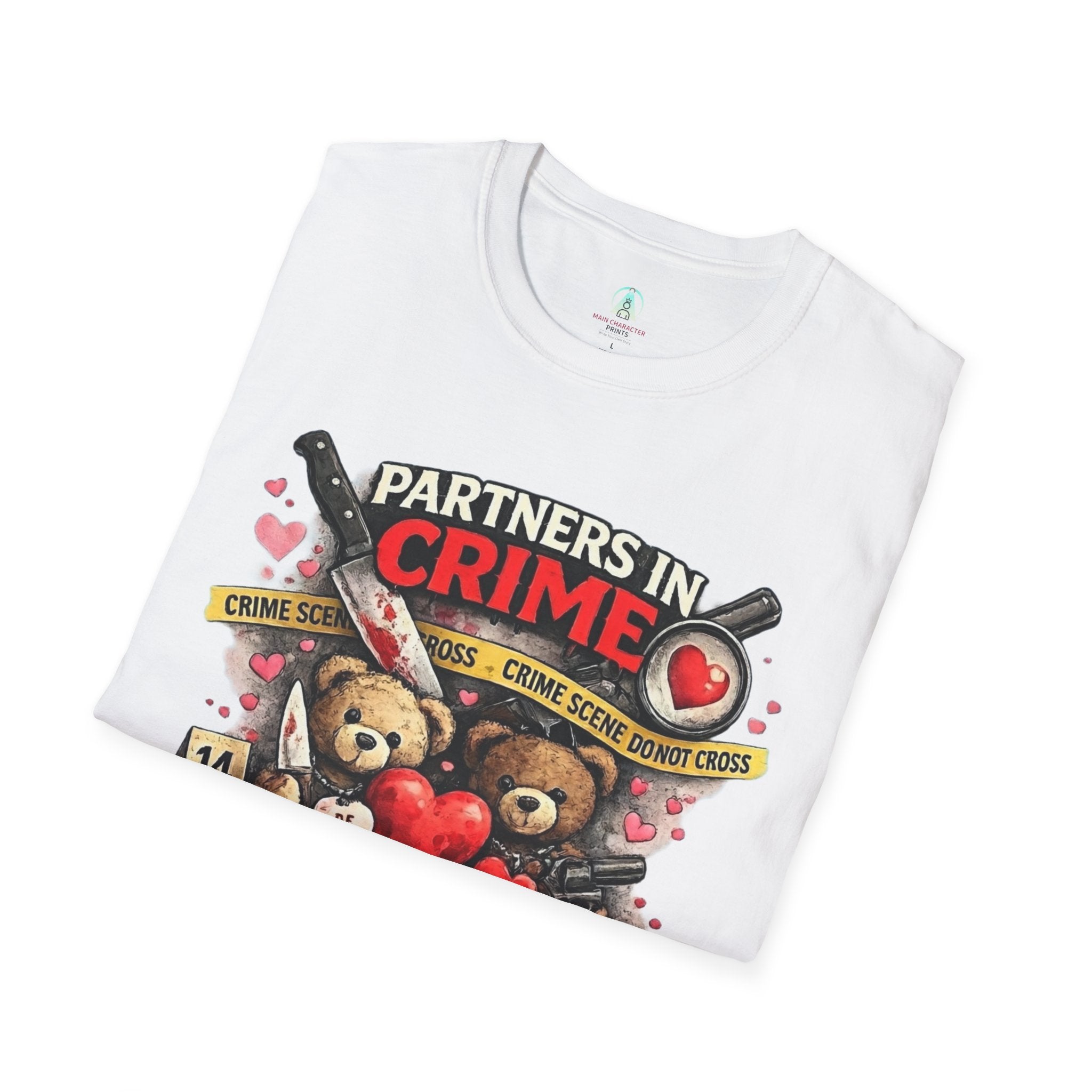 "Partners In Crime" Valentine's Day T-Shirt