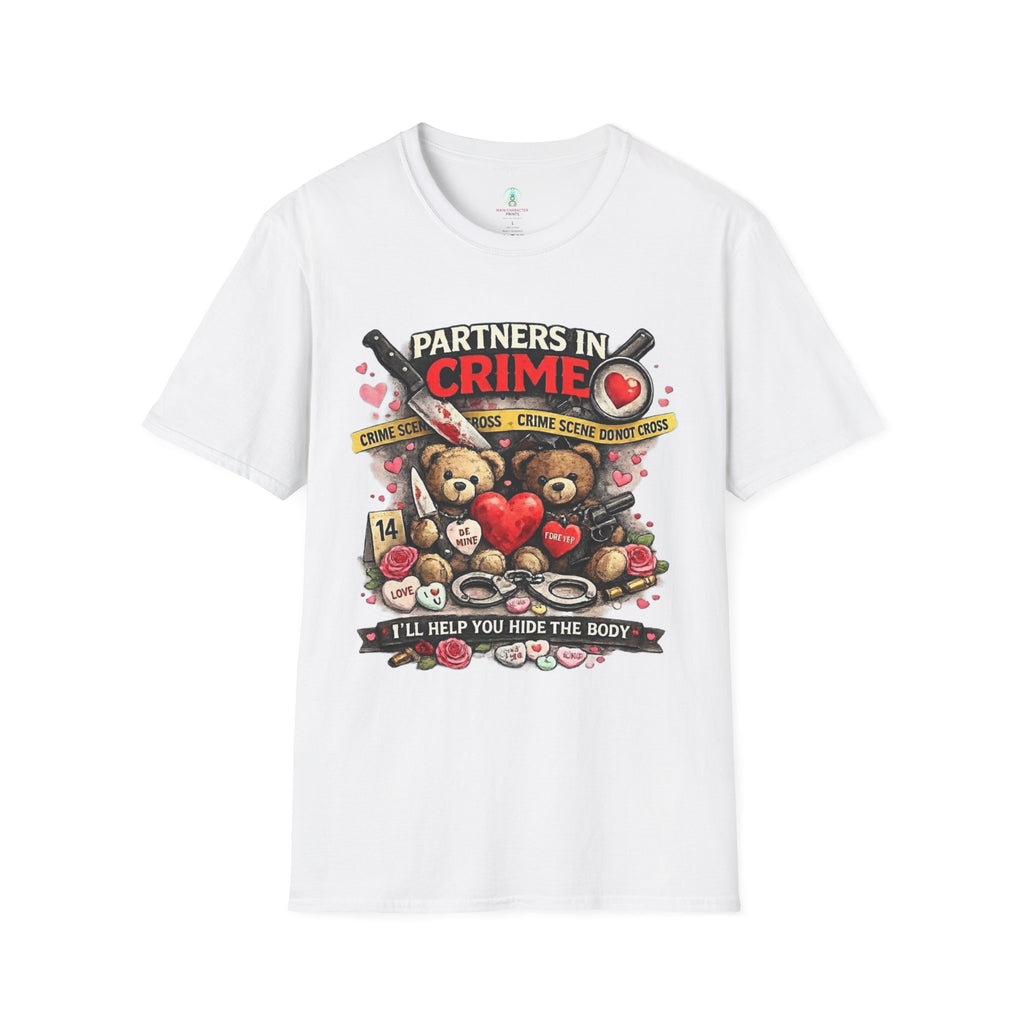 "Partners In Crime" Valentine's Day T-Shirt