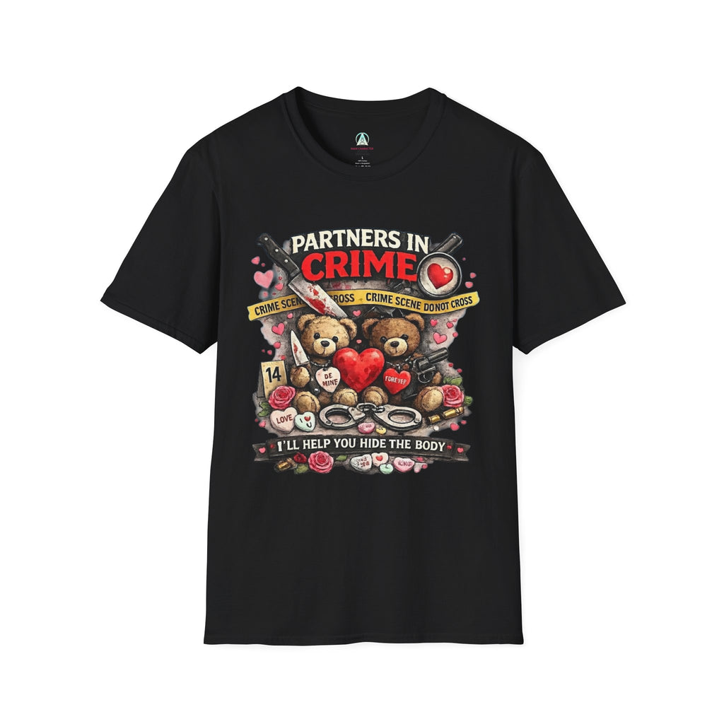 "Partners In Crime" Valentine's Day T-Shirt