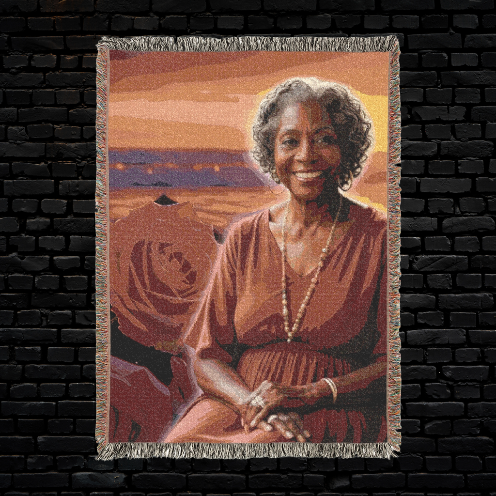 Custom Woven Memorial Blanket