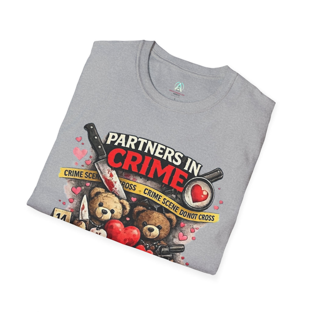 "Partners In Crime" Valentine's Day T-Shirt
