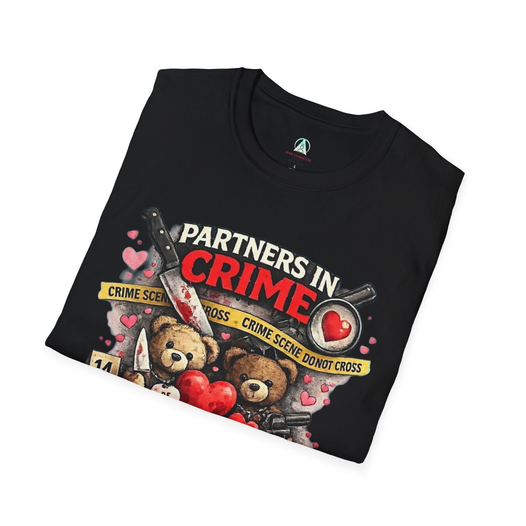 "Partners In Crime" Valentine's Day T-Shirt